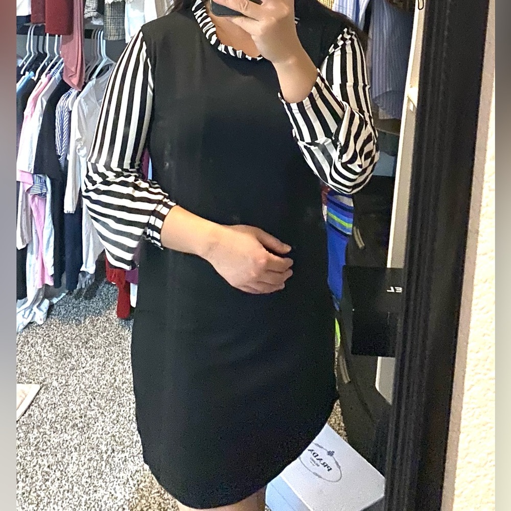 Fitted Sexy Dress- Long Sleeve Casual Dress